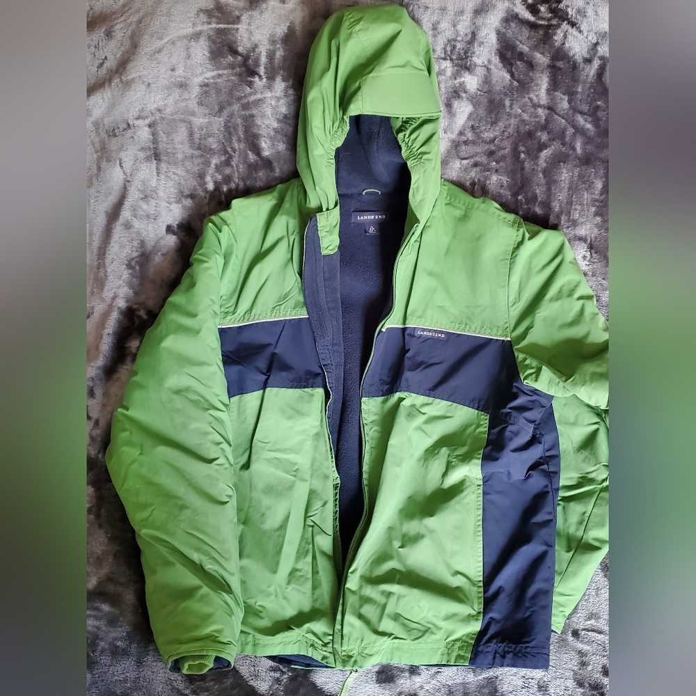 Lands End Fleece Lined Winter Coat